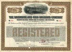 $5 Million Denominated Baltimore and Ohio Railroad Co. - $5,000,000 Bond